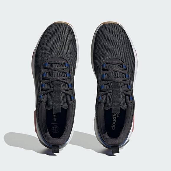 NWT Adidas Men\'s Running Racer TR23 Shoes, Carbon/Black/Team Royal Blue-SZ 9.5 main image 6